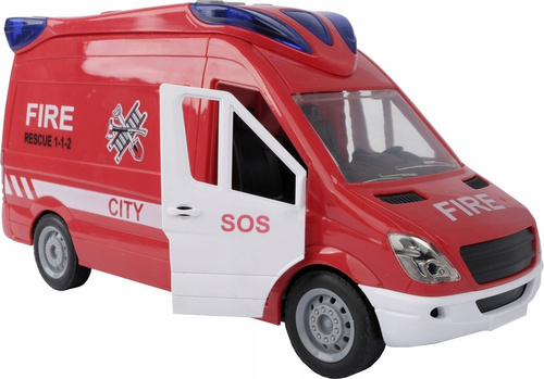 Auto Bus Straż Pożarna Światło, Dźwięk, Pojazd