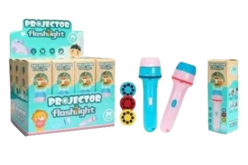 LATARKA-PROJEKTOR 2 W 1 NIEBIESKO-RÓŻOWE, pak 48
ręczna latarka z wmontowaną opcją projektora, trzy klisze, 24 obrazki,
baterie załączone.
display 12,
wymiary display: 15,3 x 11,5 x 17,5 cm
wymiary opakowania: 11,5 x 3,7 x 3,7 cm