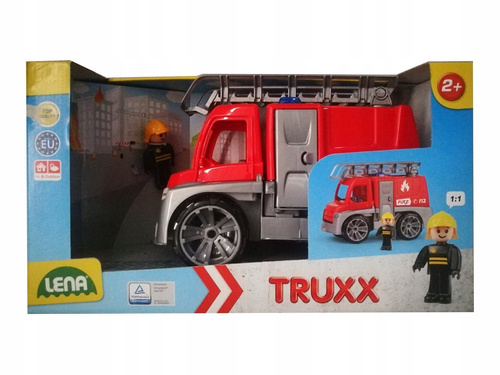 Lena Truxx Auto Pojazd Straż Pożarna Wóz Figurka