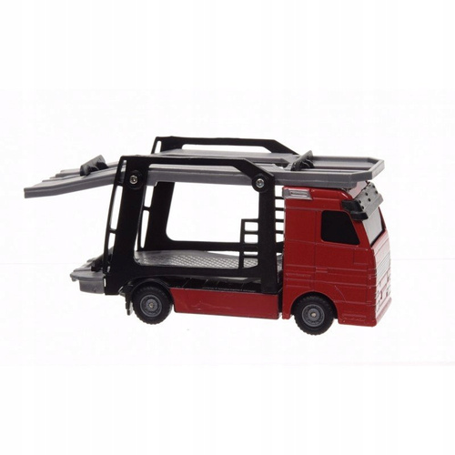 Auto Transporter Laweta Z Trzema Autami Samochodami Metalowe