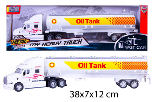 NORIMPEX Metalowa Ciężarówka Cysterna zabawka autko dla dzieci