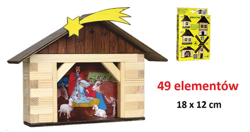 SZOPKA BETLEJEMSKA DREWNIA DIY ZRÓB TO SAM eko