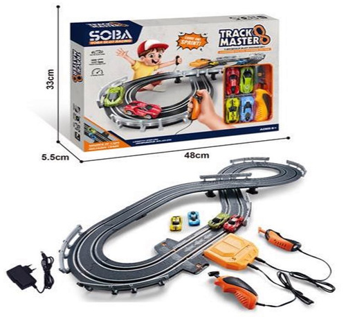 TOR Z AUTAMI ŁADOWARKI 2 AUTA + 2 KAROSERIE WYMIENNE , D.C 234 CM KARTON PAK 12/6
Wymiar Toru : 43cm x 93cm