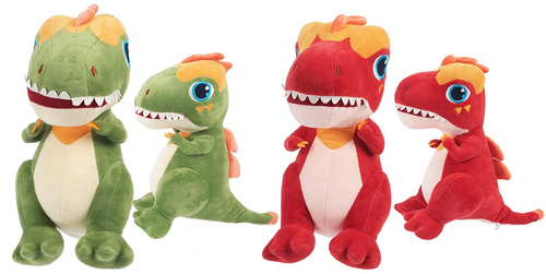 PLUSZ DINOZAUR REX Z ZĘBAMI 2 KOLORY 33CM /5WOREK PAK 150 LUB 200
Wymiary : 26cm x 31cm
