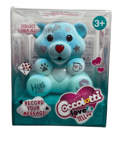 Miś z Serduszkiem, Funkcją Nagrywania i Melodyjką + Butelka do Karmienia