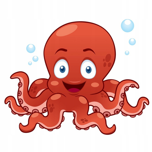 Malowanie Po Numerach Dla Dzieci Wesoła Ośmiorniczka 18x24 Cm Dla Dzieci