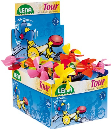 LENA WIATRACZEK MINI NA KIEROWNICĘ ROWERKA*36 BOX PAK:36