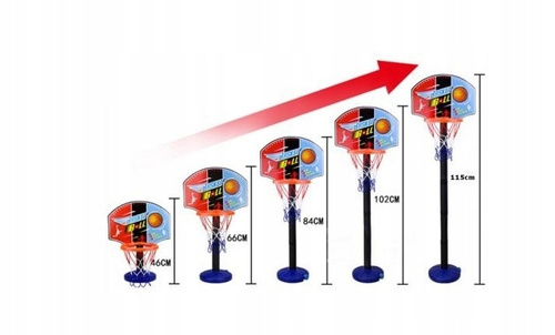 KOSZYKÓWKA NA STOJAKU BASKET BALL + PIŁKA Z POMPKĄ KARTON NIEBIESKI / 36/18
Wymiary: 39 x 6,5 x 28 cm, Waga 0,556 kg