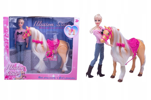 Lalka Z Konikiem Z Ruchomymi Elementami Z Efektami Dźwiękowymi