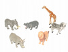 Zestaw Zwierząt Figurki Dinozaury, Zwierzęta Domowe, Dzikie Safari W Tubie