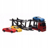 Auto Transporter Laweta Z Trzema Autami Samochodami Metalowe