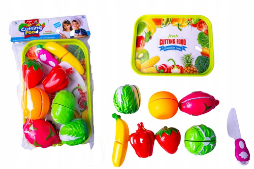 Zabawkowe Warzywa Oraz Owoce Do Kojenia Na Tacy Zabawka Manualna