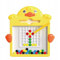 Magnetyczna Tablica Mozaika Kaczuszka Układanka Montessori Dla Dzieci