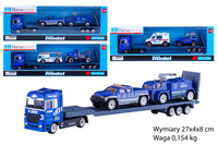 AUTO LAWETA METAL + 2 AUTA POLICJA