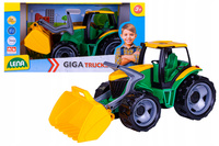 Lena Maxi Xxl Traktor, Ciągnik Spychacz Ruchoma Łużka 69 Cm Szyberdach