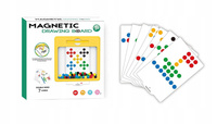 Magnetyczna Tablica Mozaika Układanka Montessori Dla Dzieci Karty