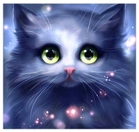 MALOWANIE PO NR. KOT PUSZEK SZARY