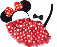 Strój Myszka Miki Przebranie Dla Dziewczynki Bal Przebierańców