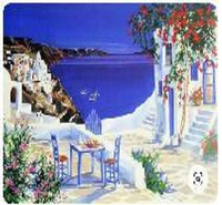 Malowanie Po Numerach Patio Grecja 50X40 Cm Na Ramie