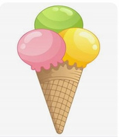 Malowanie Po Numerach Dla Dzieci Kolorowe Lody 18x24 Cm Dla Dzieci