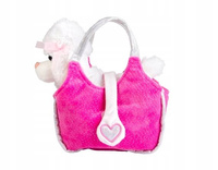 Pluszowy Piesek Pudel Biały W Torebce Do Zabawy I Opieki Przez Dzieci