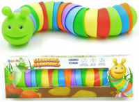 Sensoryczna Gąsienica Kolorowa Zabawka Edukacyjna Dla Dzieci