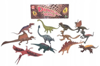 Dinozaury Realistyczne Figurki Zestaw 12 Szt Norimpex