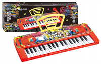 Keyboard Z Mikrofonem Pianino Dla Dzieci Pianinko Czerwone Efekty Dźwiękowe