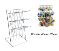 STOJAK METALOWY DO BRELOKÓW+15 HAKÓW