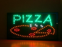TABLICA NEON PIZZA-RYS. PIZZY