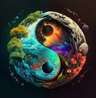 MALOWANIE PO NR. ZIEMIA YIN I YANG NATURY, PAK 15
40X50