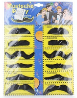 Wąsy sztuczne 12 sztuk na imprezę party karnawał