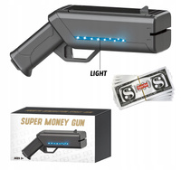 Pistolet Na Banknoty Wyrzutnia Pieniedzy Wraz Z Efektami Świetlnymi