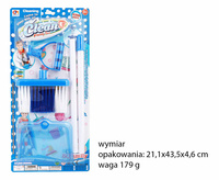 ZESTAW SPRZĄTACZKA NIEBESKI BLISTER  PAK 72/36