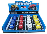 AUTO METAL*12 NA RESORACH Z OCZKAMI KARTON   432/216
Wymiary displaya35x26x6 po rozłożeniu wysokość 22 cm / Wymiary szt 7x8x5,5 cm / Waga displaya 0,866 kg, szt 0,055 kg