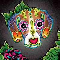 Diamentowa Mozaika 7d Mandala Pies Beagle Kłapouch 30x40