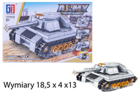 KLOCKI SERIA ARMIA CZOŁG 4w1 GERMAN TIGER II 137el