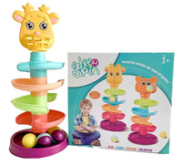 WIEŻA Z PIŁECZKAMI ZJEŻDŻALNIA KULECZKOWA PIŁECZKI ŻYRAFA KOSZYKÓWKA