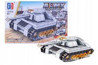Klocki Seria Armia Czołg 4W1 German Tiger Ii 137El