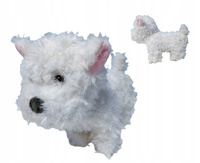 Maskotka Piesek West Biały Kudłaty Do Zabawy I Opieki Przez Dzieci