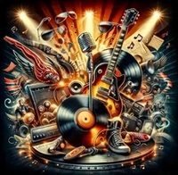 Diamentowa Mozaika Inspiracja Muzyczna 30x40 Cm Kreatywne Diamenty