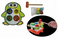 Drewniana Wbijanka Przebijanka Wbijak Pingwin