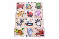 Drewniana Układanka 6 Puzzli Na Obrazie Zabawka Drewniana