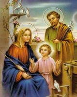 Diamentowa Mozaika Święta Rodzina Haft Kreatywny 30x40 Cm