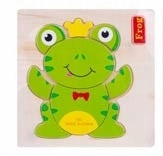 Drewniane Puzzle Zwierzęta Oraz Pojazdy Dla Dzieci Układanka Na Prezent