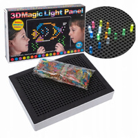 Mozaika Z Guzików 3D Świecące Świecąca 3D Tablica Z Wzorami