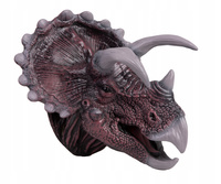 Norimpex Gumowa Pacynka Na Rękę Głowa Dinozaura Z Rogami Zabawkowa