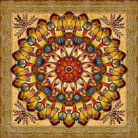 Diamentowa Mozaika 7d Mandala Koło Kolor 30x40 Haft