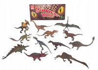 Dinozaury Realistyczne Figurki Zestaw 12 Szt Kolekcja