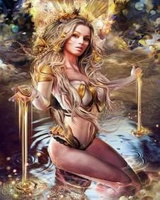 MALOWANIE PO NR. DZIEWCZYNA DZIKA  AMAZONKA PAK 15
40 x 50